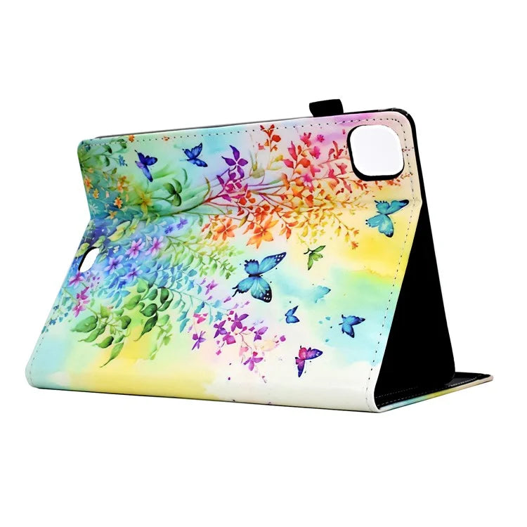 Tablet Case for iPad Air 11 (2024) / iPad Pro 11 (2022) / (2020) / iPad Air (2022) / (2020) Pattern Printing Cover Card Holder