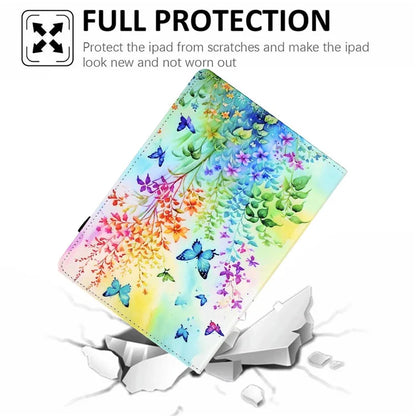 Tablet Case for iPad Air 11 (2024) / iPad Pro 11 (2022) / (2020) / iPad Air (2022) / (2020) Pattern Printing Cover Card Holder