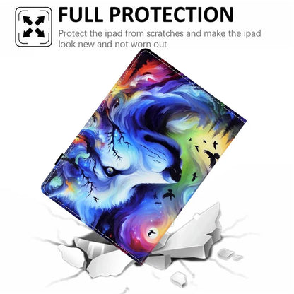 Tablet Case for iPad Air 11 (2024) / iPad Pro 11 (2022) / (2020) / iPad Air (2022) / (2020) Pattern Printing Cover Card Holder