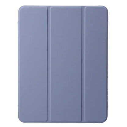 For iPad Air 11 (2024) Case TPU+PU Leather+Arcylic Tablet Cover Tri-Fold Stand Tablet Protector