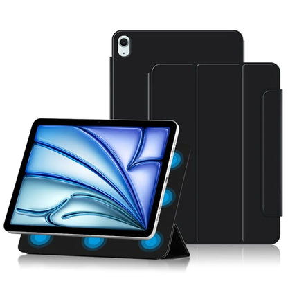 For iPad Air 11 (2024) (M2) Case Magnetic PU Leather Flip Tablet Cover with Stand