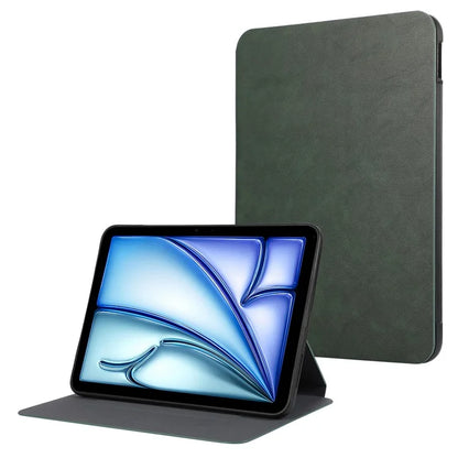 For iPad Air 11 (2024) Case Stand PU Leather Tablet Protective Cover