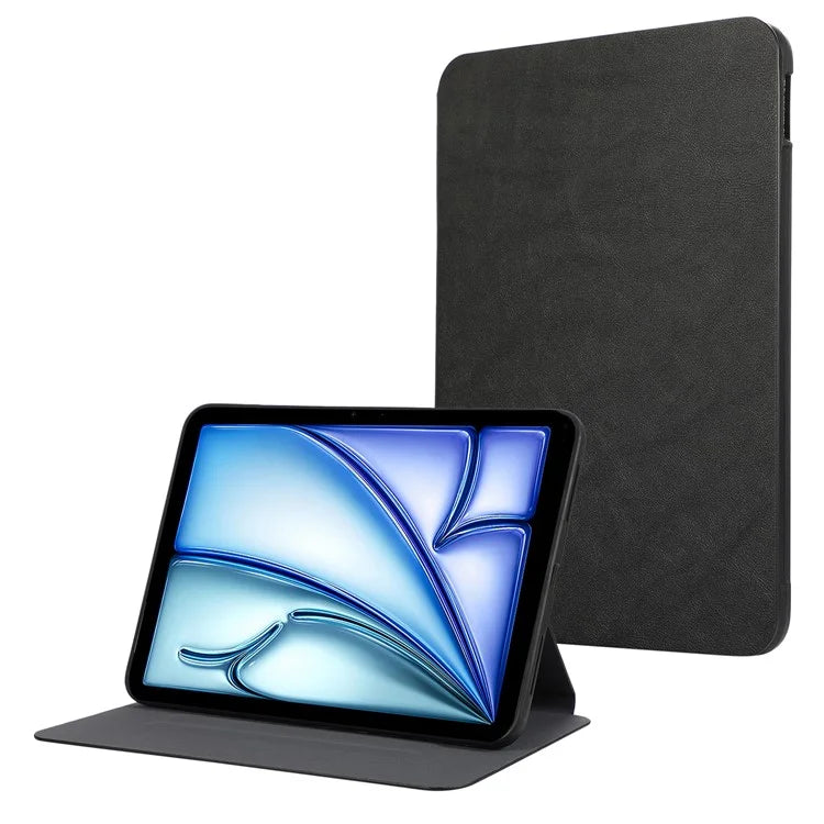 For iPad Air 11 (2024) Case Stand PU Leather Tablet Protective Cover