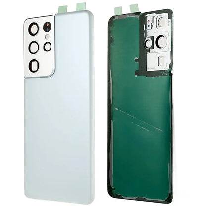 For Samsung Galaxy S21 Ultra 5G Housing Battery Door Back Cover with Camera Ring Cover (without Logo)