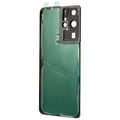 For Samsung Galaxy S21 Ultra 5G Housing Battery Door Back Cover with Camera Ring Cover (without Logo)