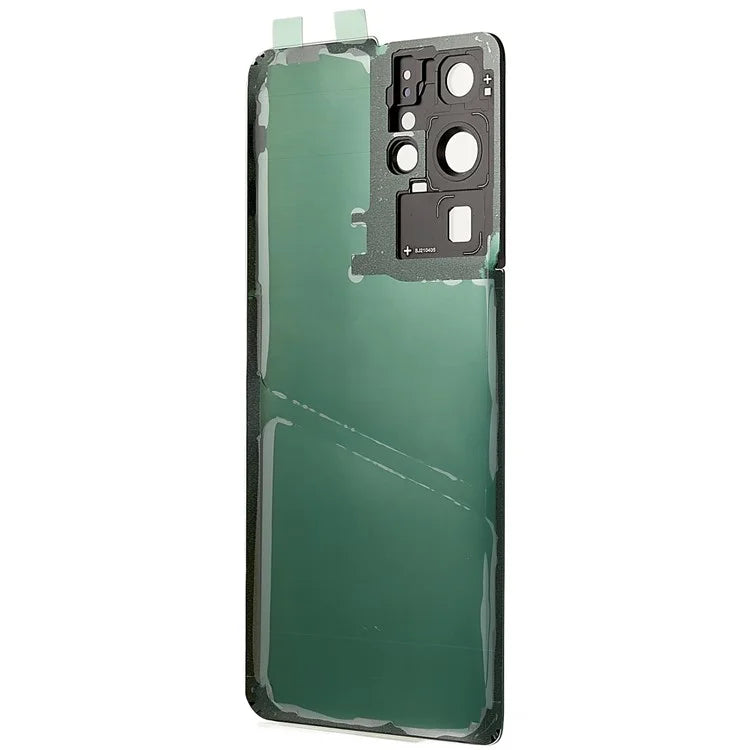 For Samsung Galaxy S21 Ultra 5G Housing Battery Door Back Cover with Camera Ring Cover (without Logo)