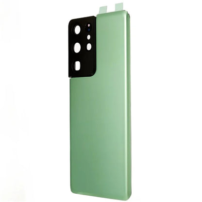 For Samsung Galaxy S21 Ultra 5G Housing Battery Door Back Cover with Camera Ring Cover (without Logo)