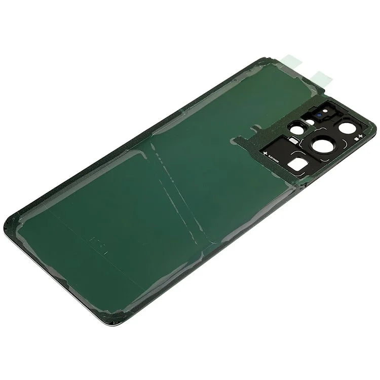 For Samsung Galaxy S21 Ultra 5G Housing Battery Door Back Cover with Camera Ring Cover (without Logo)