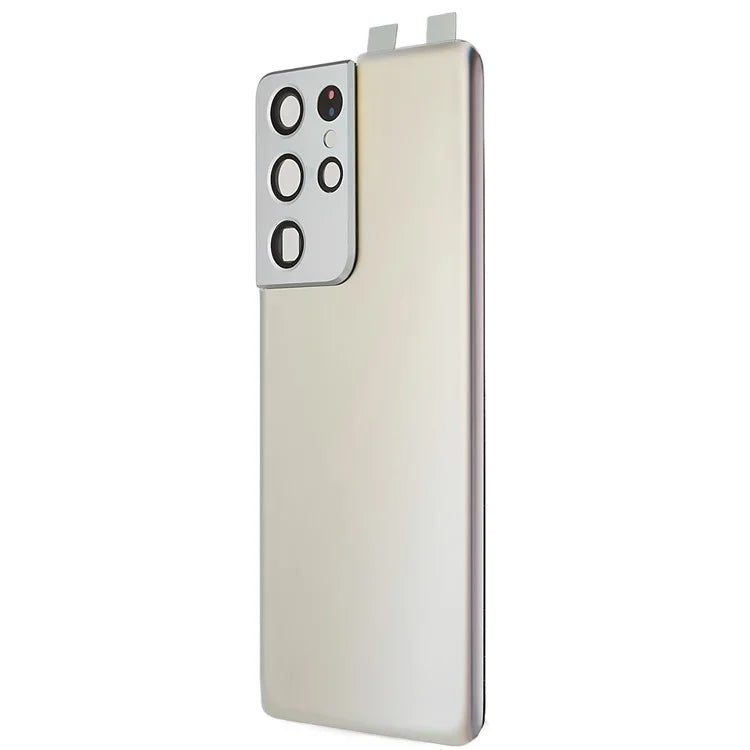 For Samsung Galaxy S21 Ultra 5G Housing Battery Door Back Cover with Camera Ring Cover (without Logo)