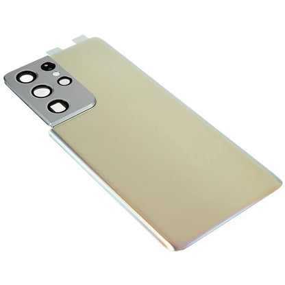 For Samsung Galaxy S21 Ultra 5G Housing Battery Door Back Cover with Camera Ring Cover (without Logo)