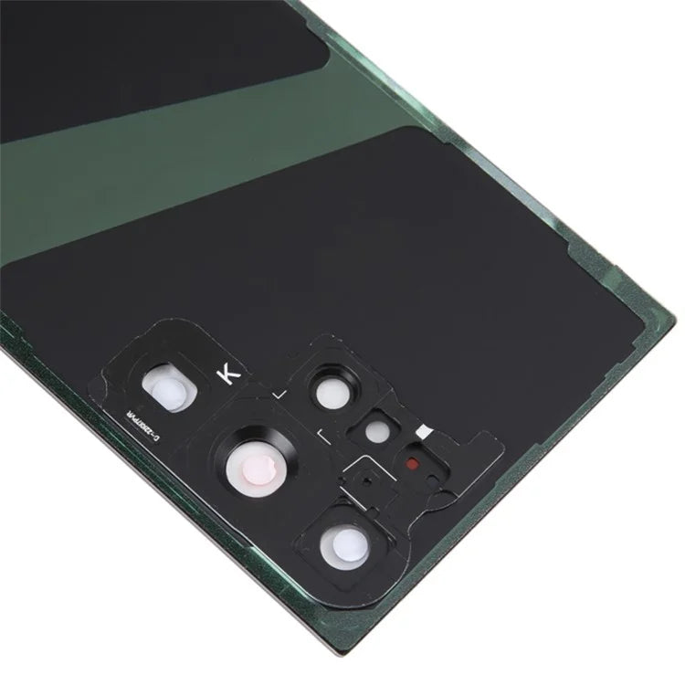 For Samsung Galaxy S23 Ultra S918 Phone Battery Housing with Adhesive Sticker + Camera Lens Cover (without Logo)