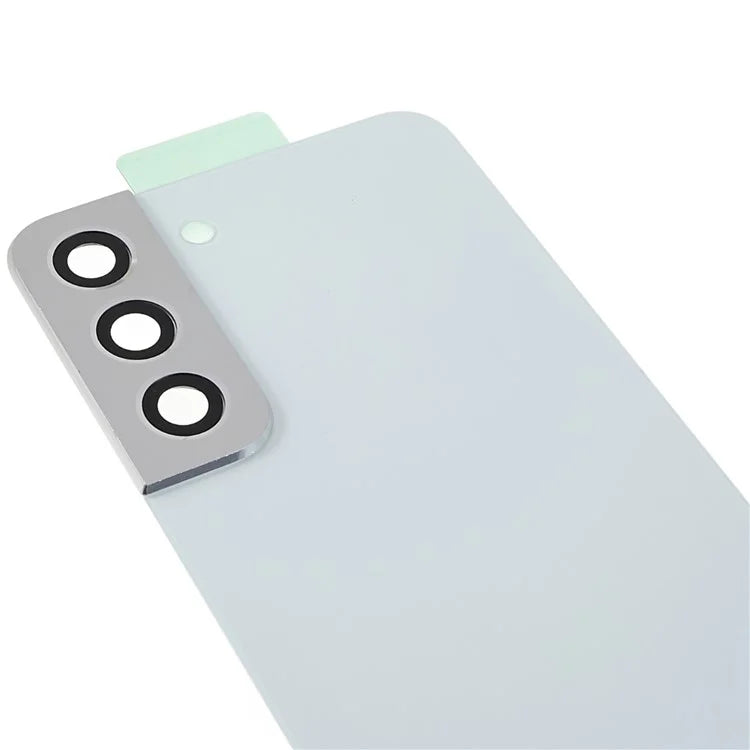 For Samsung Galaxy S22 5G S901 Battery Housing with Adhesive Sticker + Lens Cover Spare Part (without Logo)