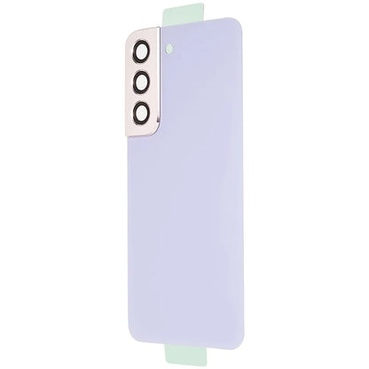 For Samsung Galaxy S22 5G S901 Battery Housing with Adhesive Sticker + Lens Cover Spare Part (without Logo)