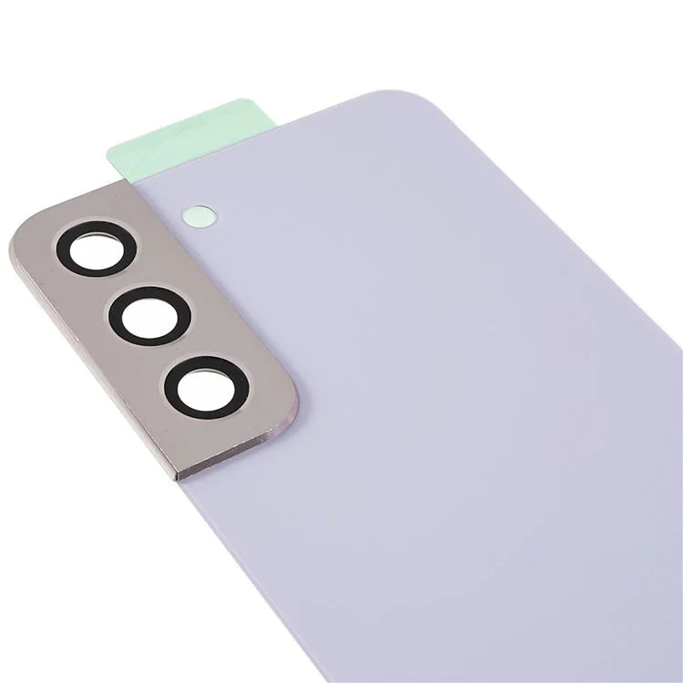 For Samsung Galaxy S22 5G S901 Battery Housing with Adhesive Sticker + Lens Cover Spare Part (without Logo)