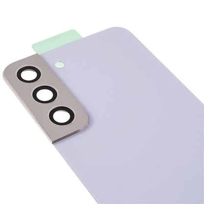 For Samsung Galaxy S22 5G S901 Battery Housing with Adhesive Sticker + Lens Cover Spare Part (without Logo)