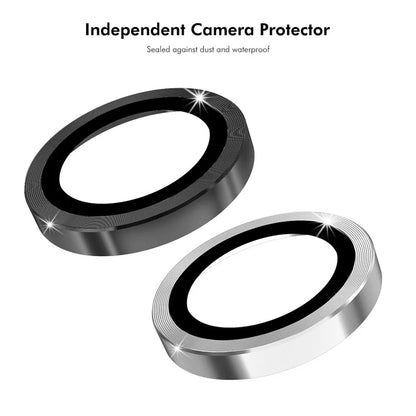 ENKAY HAT PRINCE For Meizu 20 1 Set Camera Lens Protector Tempered Glass+Metal Ring Lens Film