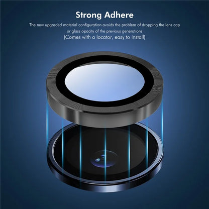 ENKAY HAT PRINCE For Meizu 20 1 Set Camera Lens Protector Tempered Glass+Metal Ring Lens Film