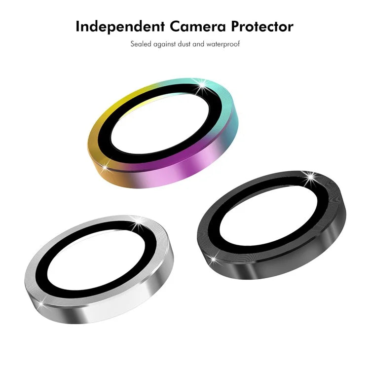 ENKAY HAT PRINCE For iPad Pro 11 (2024) / Pro 13 (2024) Tempered Glass Lens Film Metal Ring Camera Lens Protector