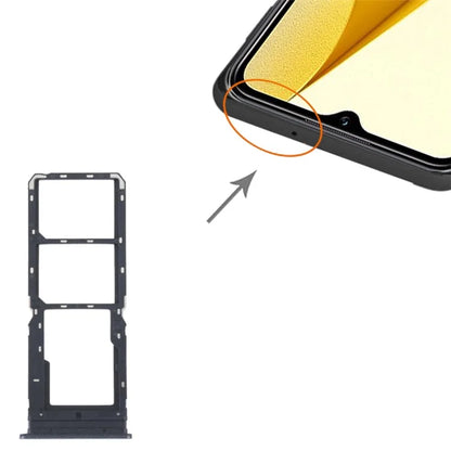 For vivo Y16 4G Dual SIM Card + TF Card Tray Holder Replacement Part (without Logo)