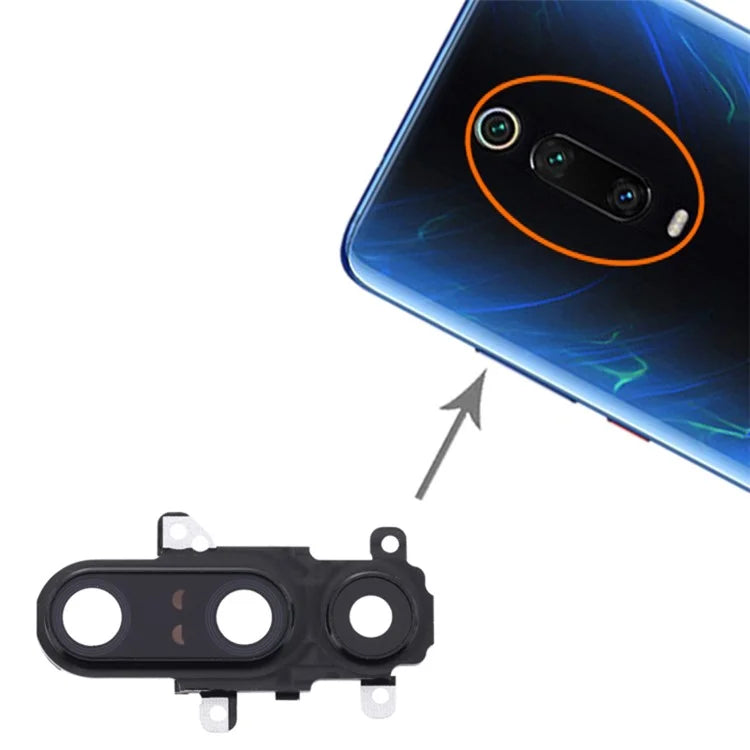 For Xiaomi Mi 9T / Mi 9T Pro / Redmi K20 / K20 Pro OEM Back Camera Lens Holder Cover with Glass Replacement Part (without Logo)