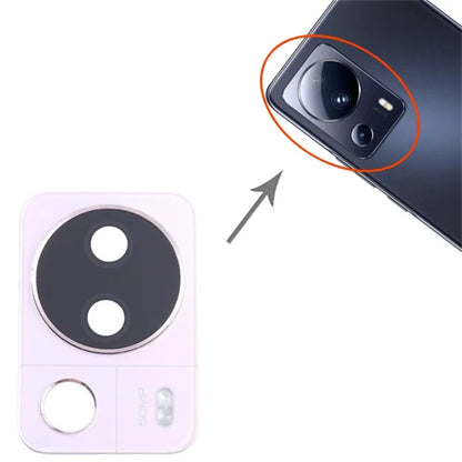 For Xiaomi 13 Lite OEM Back Camera Lens Holder Cover with Glass Part (without Logo)