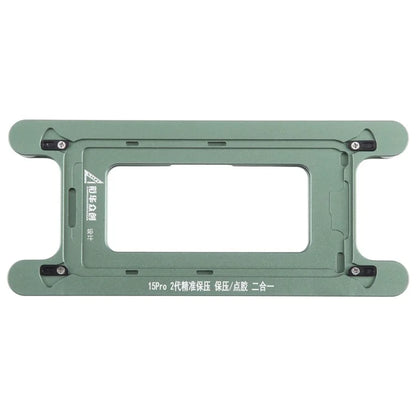 JIEHUAZHONGCHUANG For iPhone 15 Pro Magnetic LCD Screen Frame Bezel Pressure Holding Mold Mobile Phone Repair Tool