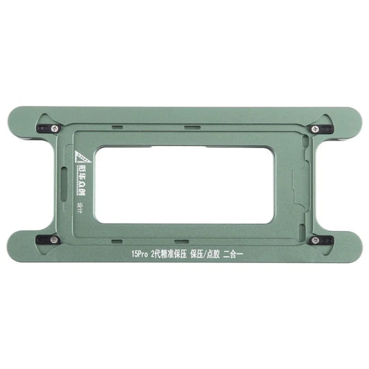 JIEHUAZHONGCHUANG For iPhone 15 Pro Magnetic LCD Screen Frame Bezel Pressure Holding Mold Mobile Phone Repair Tool