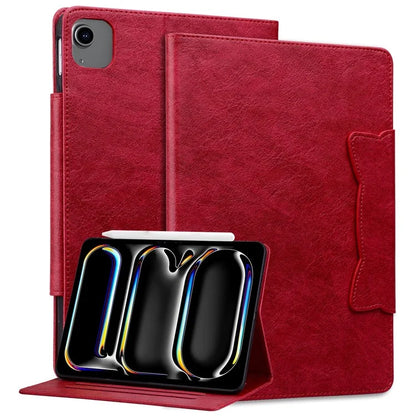 For iPad Air 11 (2024) / iPad Air (2022) (2020) / iPad Pro 11 (2022) / (2020) / (2018) Case PU Leather Tablet Cover Magnetic Clasp