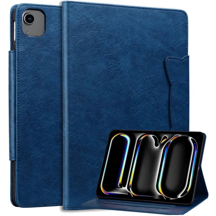 For iPad Air 11 (2024) / iPad Air (2022) (2020) / iPad Pro 11 (2022) / (2020) / (2018) Case PU Leather Tablet Cover Magnetic Clasp