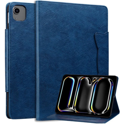 For iPad Air 11 (2024) / iPad Air (2022) (2020) / iPad Pro 11 (2022) / (2020) / (2018) Case PU Leather Tablet Cover Magnetic Clasp