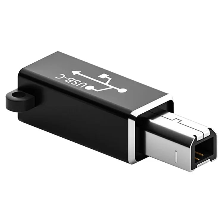 ADS-618 USB-C Female to Printer Male Adapter for Electric Piano, Printer, Scanner