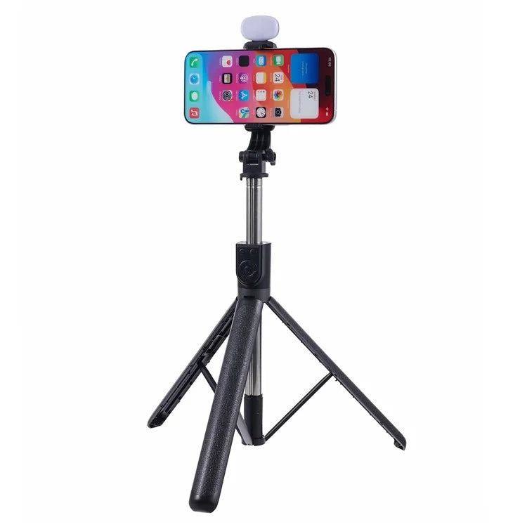 Z16S Tripod Stand Phone Clip Fill Light Design 175CM Selfie Stick with Bluetooth Remote Shutter