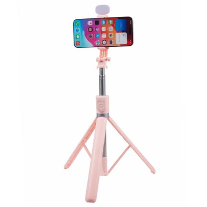 Z16S Tripod Stand Phone Clip Fill Light Design 175CM Selfie Stick with Bluetooth Remote Shutter