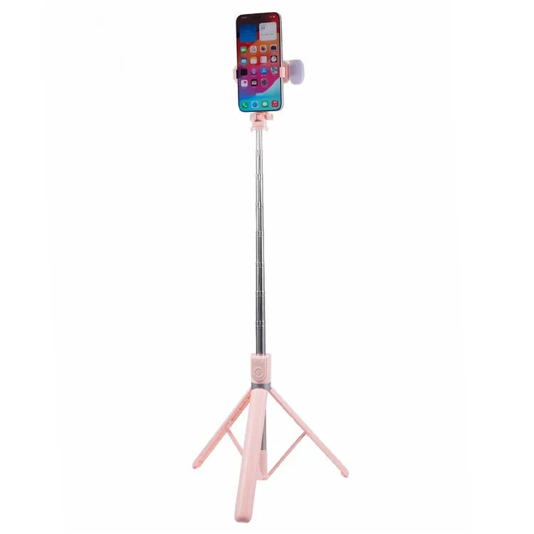 Z16S Tripod Stand Phone Clip Fill Light Design 175CM Selfie Stick with Bluetooth Remote Shutter