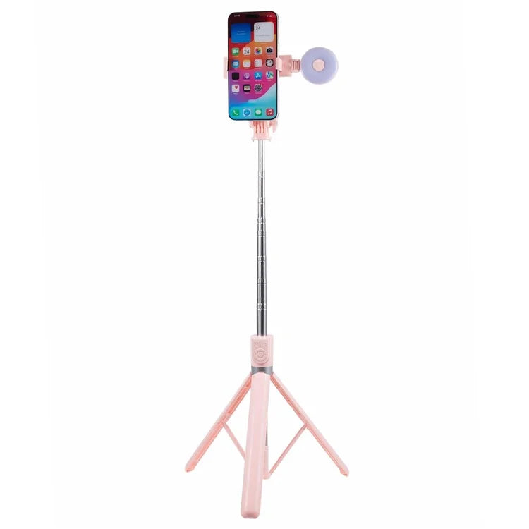 Z17 Pro 2-in-1 175cm Tripod Stand Remote Control Bluetooth Selfie Stick with Fill Light