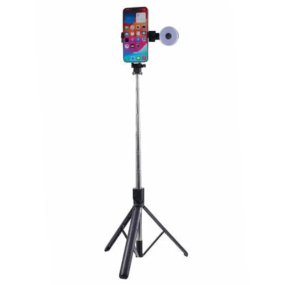 Z17 Pro 2-in-1 175cm Tripod Stand Remote Control Bluetooth Selfie Stick with Fill Light