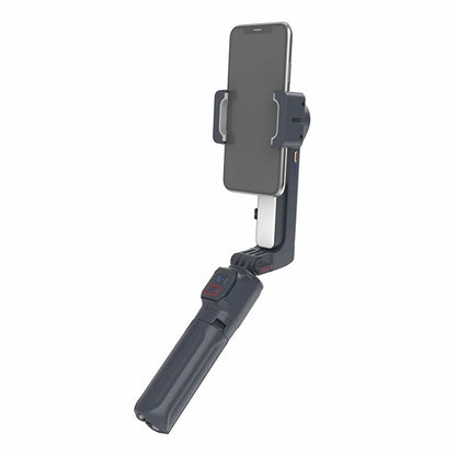 A10 Adjustable Multi-Function Stabilizer with LED Light, Two-Axis Gimbal Selfie Stick