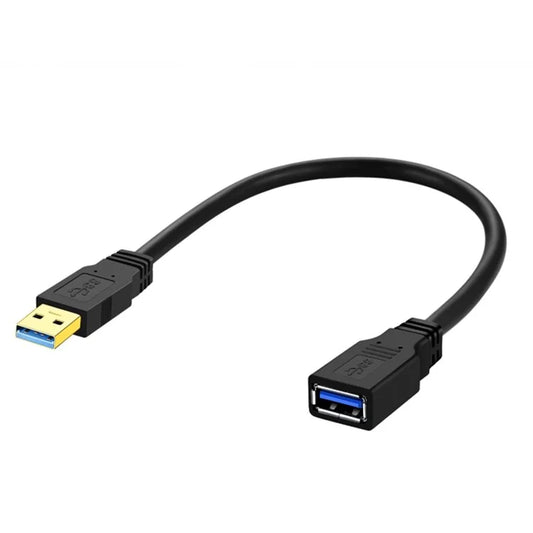 0.3m USB 3.0 Male to Female Extension Cord High Speed PVC Data Transfer Cable