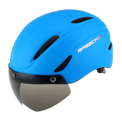 BACECAMP BC001 Cycling Safety Helmet with Integrated Goggles Motorcycle Helmet