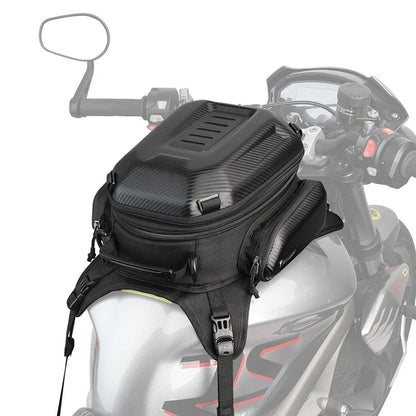 RHINOWALK MTR3001 EVA Hard Shell Expandable Motorcycle Tank Bag with Rubber Handle