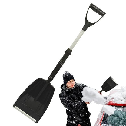 Extendable Detachable Car Snow Shovel Plastic + Aluminum Blade Winter Snow Ice Removal Tool