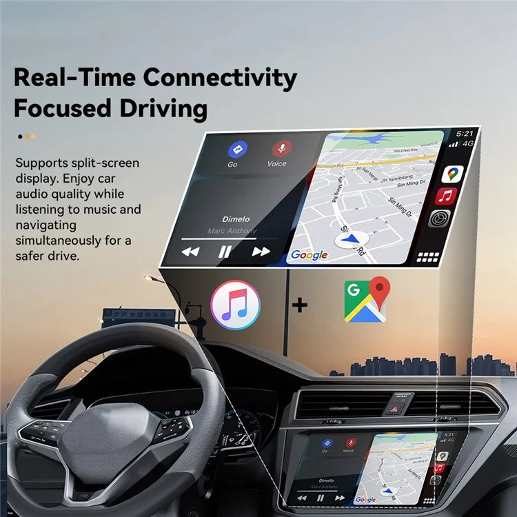 ESSAGER ECP-CY0G-Z Wireless Carplay Auto Adapter Plug and Play