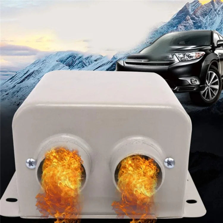 24V 800W Dual Hole Car Heater Window Defrosting Defogging Vehicle Interior PTC Heater