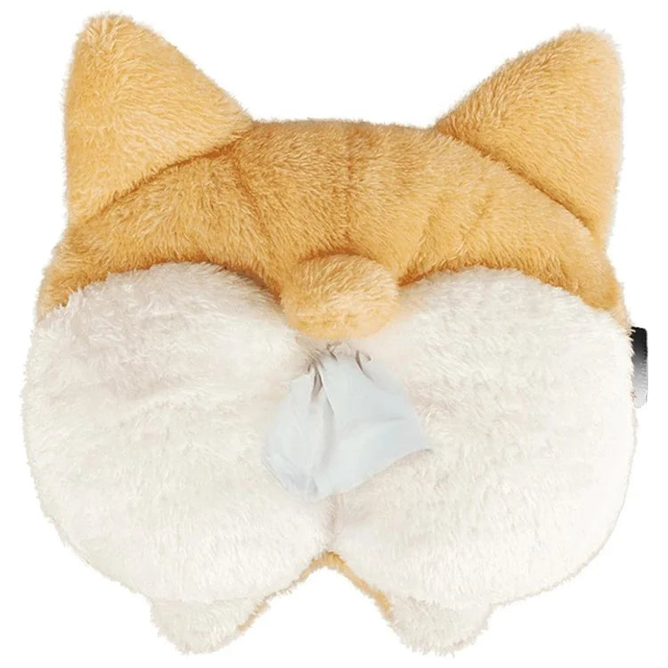 Plush Corgi Butt Funny Car Tissue Box Creative Cute Car Tissue Holder Interior Decoration