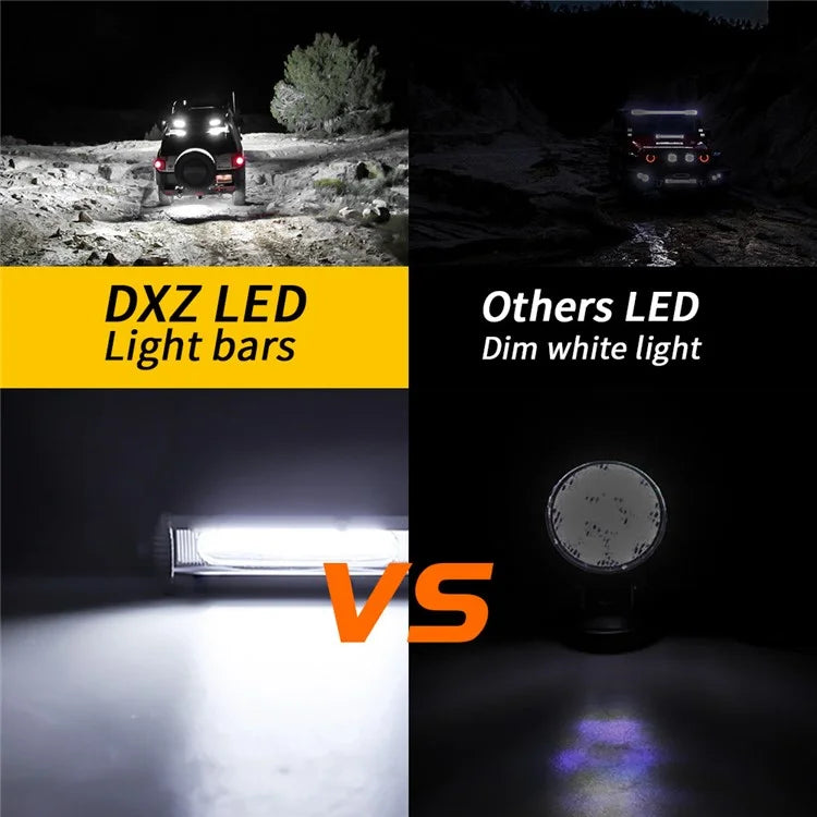 COB 9W Super Bright Car DRL Light SUV Excavator Working Light Daytime Running Lamp