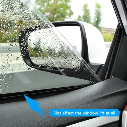 2Pcs Square 200x240mm Car Rear View Mirror Film PET Anti-Fog Rainproof Mirror Film with Tools