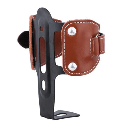 ODI Genuine Cow Leather Bottle Cage Bike Mount Water Bottle Holder, with Screw