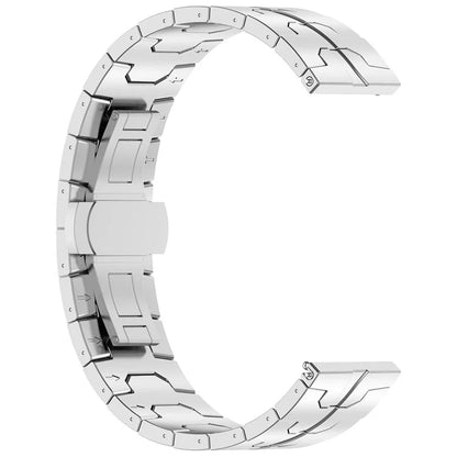 For Huawei Watch GT 2 / 3 / 4 46mm / Samsung Watch Strap Universal Titanium Alloy Wrist Band 22mm