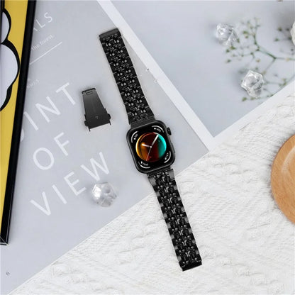 For Huawei Watch Fit 3 Metal Watch Band Cross Design Replacement Strap