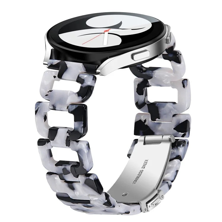 D-Shape Strap for Huami Amazfit Cheetah Pro Resin Bracelet Replacement Watchband+White